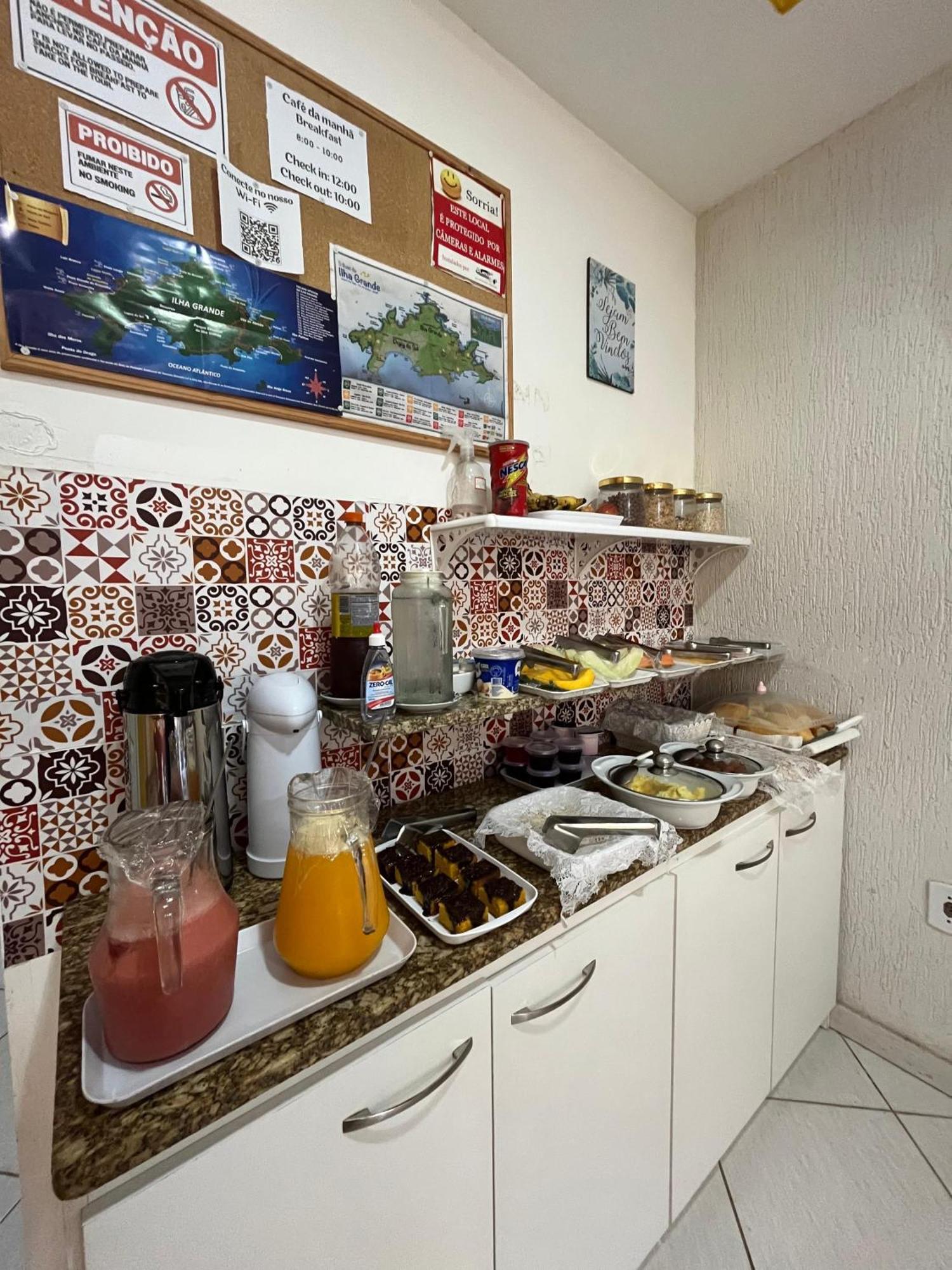 Pousada Recanto Da Ana Alice Vila do Abraao Bagian luar foto